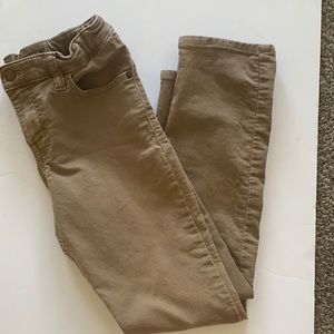 Boys size 14 slim super stretch beige jean type pants